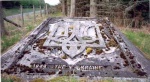The stone Ukranian Emblem dated 1949