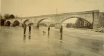The frozen River Conon in the early part of the 20th century