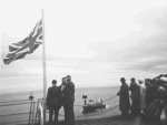 Launch coming to Nigg to take the Queen to Cromarty, 1964.