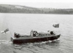 Queen departing Nigg, 1964.