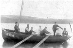 Boat at Nigg - persons unknown.