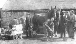 Culnaha Smithy (during 1914-18 War).