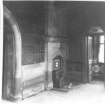 Entrance hall of Dunskaith House, c.1950s.