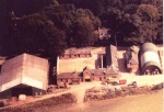 Aerial photo of Nigg Mains steading taken August 1984