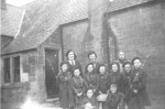 Nigg Brownies outside Pitcalnie School.