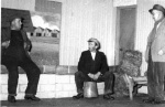 Nigg Drama Team, c.1940s. Alex sitting on pail.