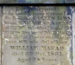 William Macao grave