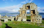 The remains of an old chapel at Cullicudden Burial Ground