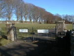 Entrance gate.
