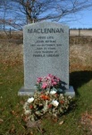 Gravestone of John McRae Maclennan in St. Martins Burial Ground