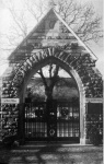 The memorial gate at Fodderty Churchyard.