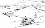 Knockfarrel, from the heights of Achterneed.