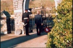 Wreath laying