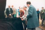 Dr Kerr Yule (instigator of the project) in foreground