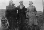 Chrissie Urquhart, Alec John and Nan Maclennan - March 1941