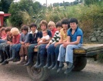 5th from left: Martin Maclean, Martin Watson with baby Jemma ?, far right Rory Macgregor.