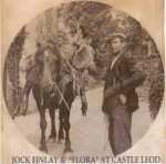 Jock Finlay and Flora at Castle Leod