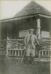 John Fraser, around 1900, at the Chalet on Knockfarrel
