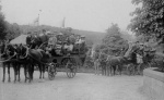A day's outing to Rosehaugh from Strathpeffer - transported by Lunn's excursion coach in 1894.