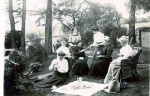 Garden teaparty at Drynie.