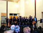 School pupils entertain - A choir