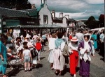 The Square, Strathpeffer, on Victorian Day.