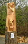 Woodcarvings at the station