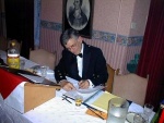 Jock Watt doing some last-minute homework?