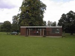 The cricket pavilion