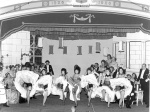 The Can-Can ladies in action