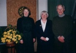 Entertainers Christine Gow Moira Watt and Harry Gow