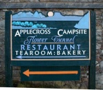 Applecross Campsite Sign