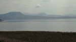 View from the beach at burial ground