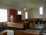 Interior of Coigach Free Church of Scotland