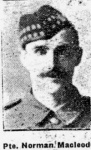 Macleod Norman, Pte, Alness