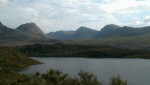 Loch Larguin and Coigach mountains