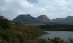 Loch Larguin and Coigach mountains