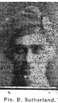 Sutherland Donald, Pte, Avoch