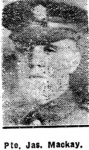 Mackay James, Pte, Avoch