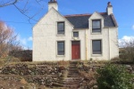 Prior to renovation commencing, Achiltibuie residents cleared the overgrown garden.