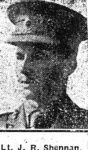 Hamilton J Rognvold Shennan, Lieut, Ex Dingwall