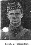 Macmillan John, Lieut, Dingwall
