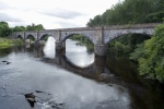 The rail bridge 150 years after construction.