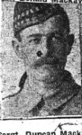 Mackay Duncan, Sgt, Dingwall