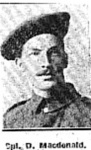 Macdonald Duncan, Corp, Muir Of Ord