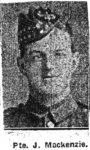 Mackenzie John, Pte, Kirkintilloch Ex Novar
