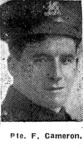 Cameron Frank, Pte, London Ex Poolewe