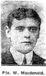 Macdonald William, Pte, Strathcarron