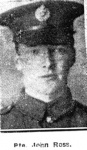Ross John, Pte, Strathpeffer