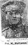 Matheson William, Pte, Canada Ex Strathpeffer